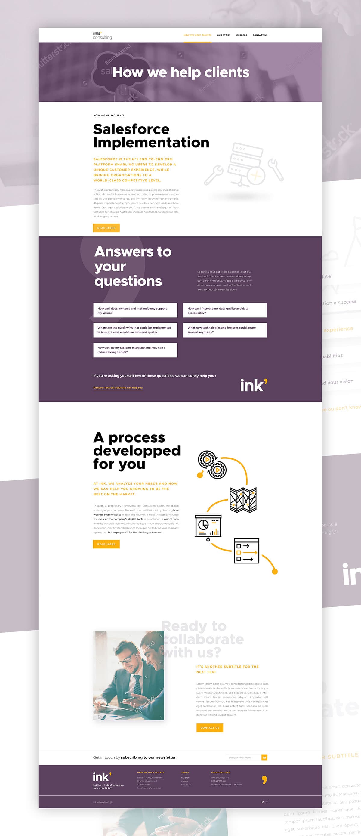 Ink' Consulting project detail