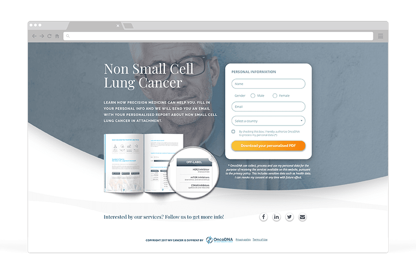 Landing page for Non Small Cell Lung Cancer - Image carousel slide 5