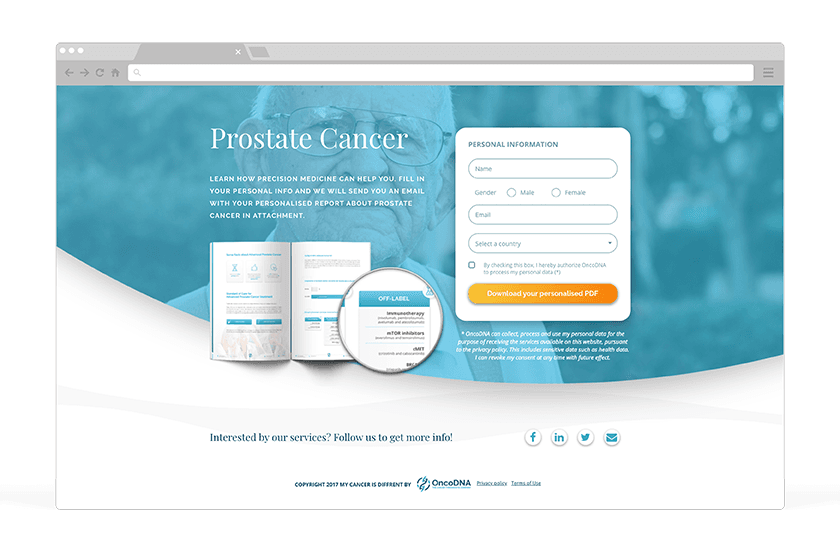 Landing page for Prostate Cancer - Image carousel slide 6