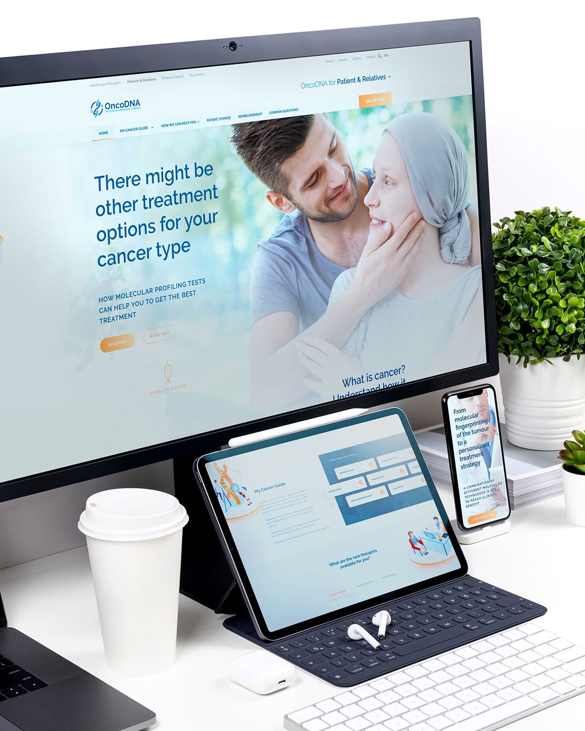 OncoDNA Website - Precision Oncology & MedTech