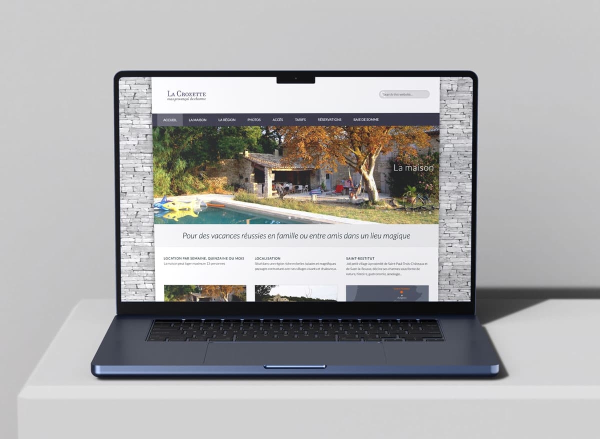 Old wordpress website - Homepage - Image carousel slide 1