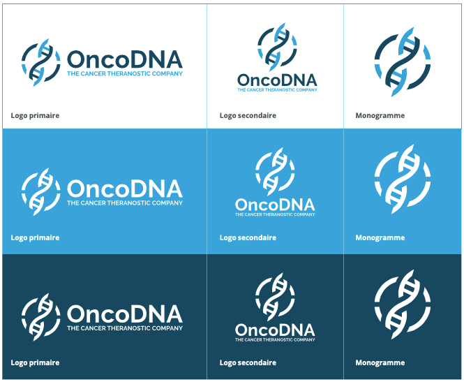 OncoDNA Branding project detail