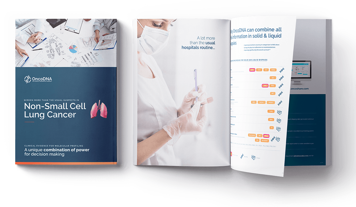 OncoDNA Branding project detail