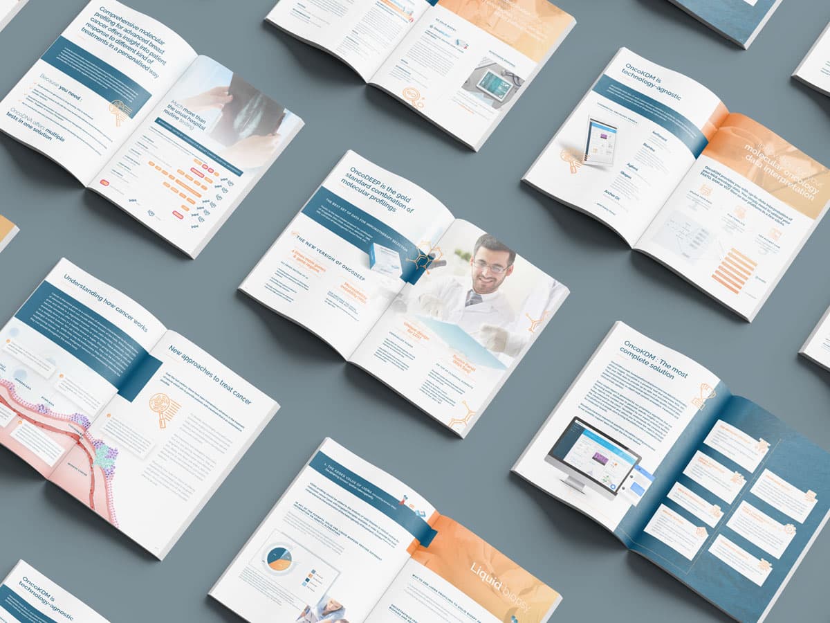 OncoDNA Branding project detail