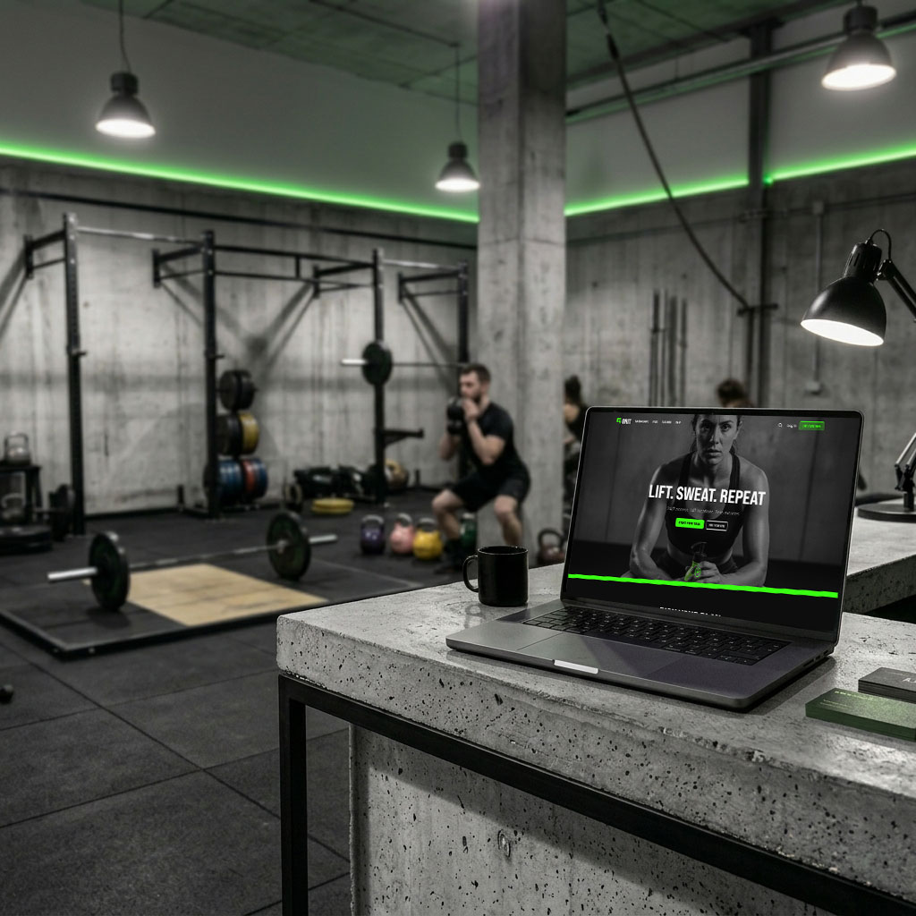GRIT Gym Club - E-commerce & Fitness - Portfolio project by Kevin Sovet