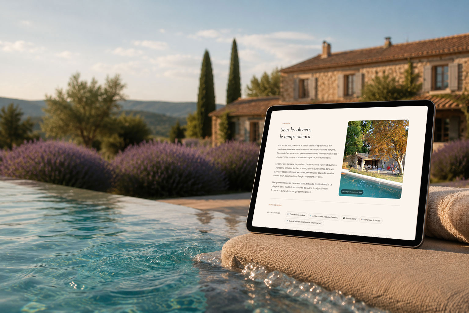 Pierres & Marées - Vacation Rental & Travel - Portfolio project by Kevin Sovet