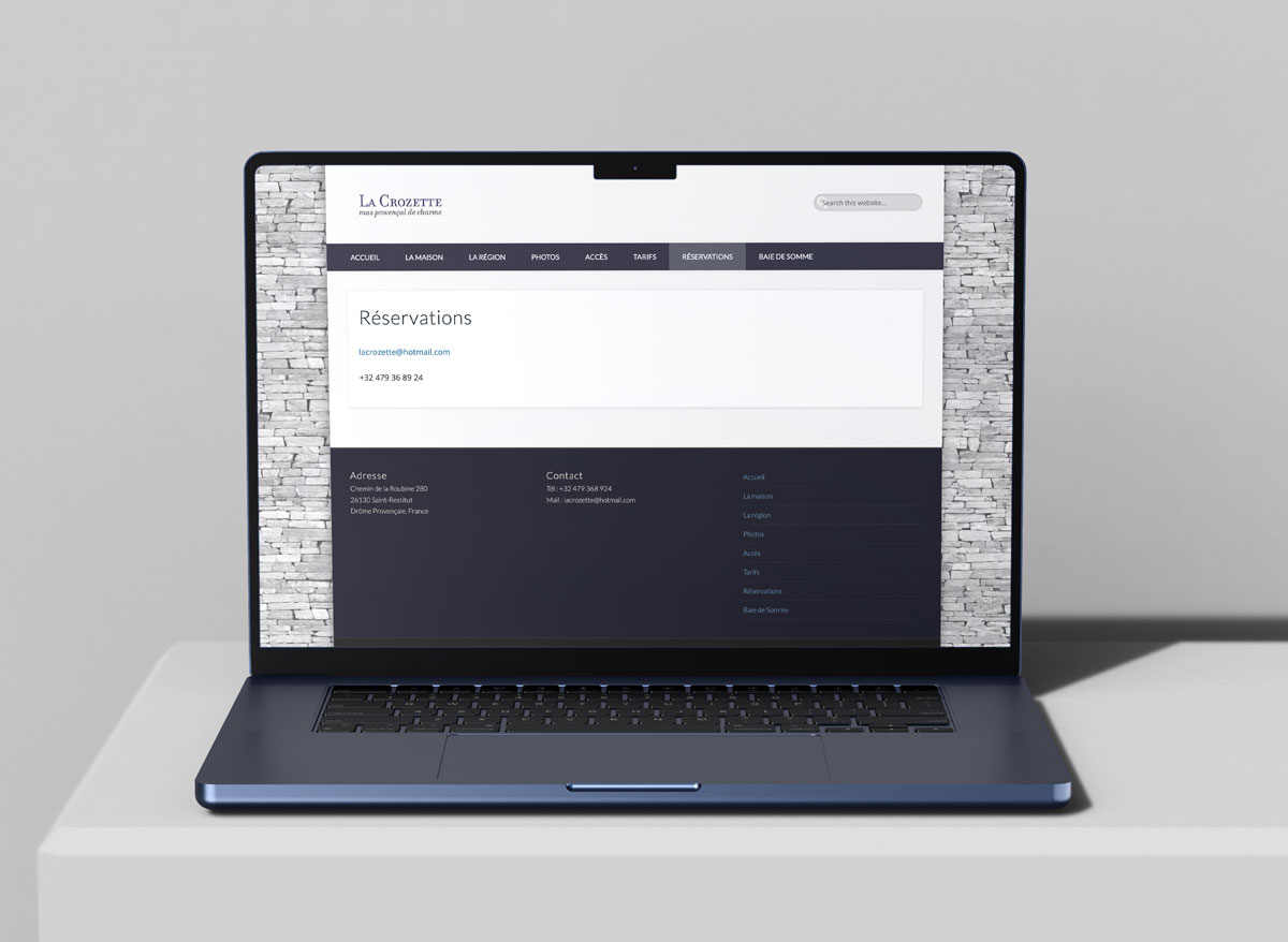 Old wordpress website - Booking - Image carousel slide 4
