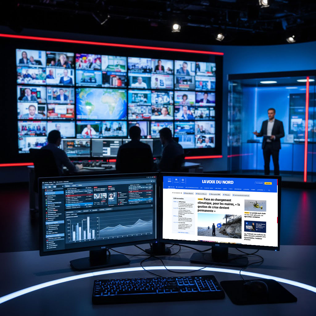 Rossel Media - Mass Media & Digital Publishing - Portfolio project by Kevin Sovet