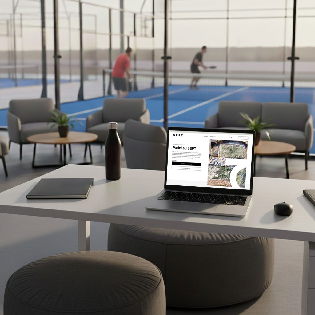 Sep7 - Padel Club - Sport & Lifestyle - Portfolio project by Kevin Sovet